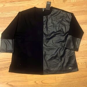 Jones New York Signature black blouse